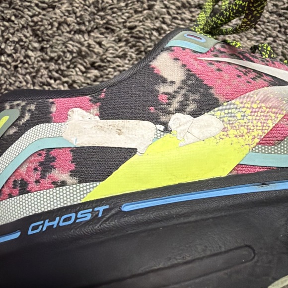 Brooks Ghost 15 Shoes Womens Size 8.5 US Multicolor Pink Blue Running Sneakers - Picture 2 of 11